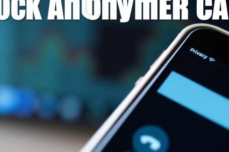 Bild eines Smartphones mit blockiertem Anruf.