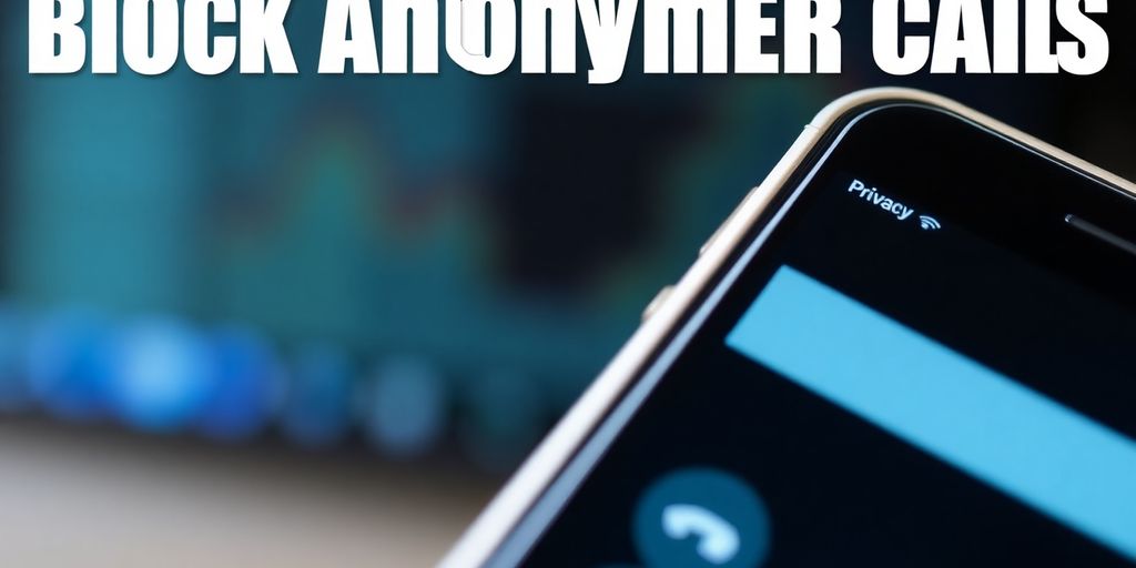 Bild eines Smartphones mit blockiertem Anruf.